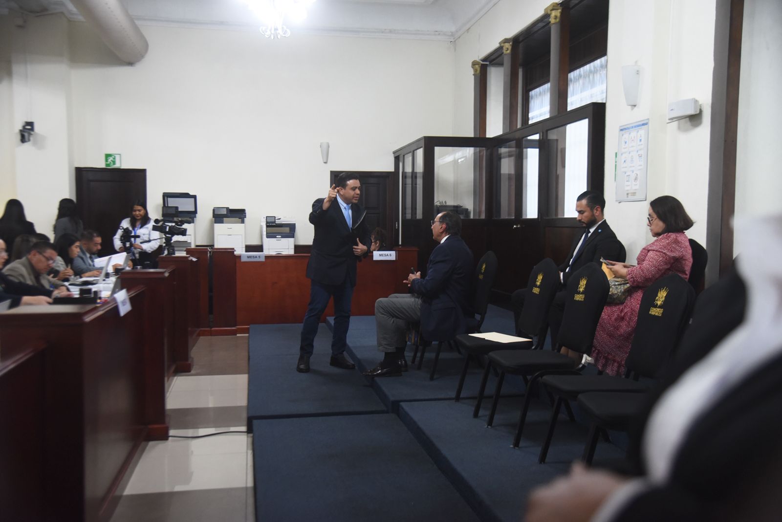 Alejandro Gutiérrez Dávila, Alfredo Skinner-Klée, Jhonnatan Méndez Aguilar y Gilma Valladares. Foto La Hora: Cortesía