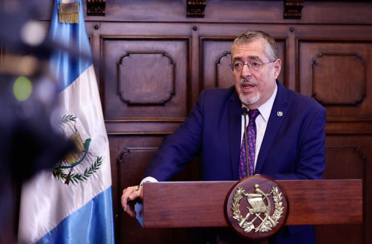Desde su cuenta oficial, el mandatario de la República, Bernardo Arévalo, saludó a su homólogo Nasry Asfura. Foto La Hora: Gobierno de Guatemala