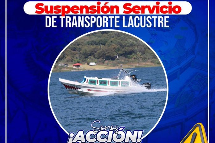 Municipalidad de San Juan La Laguna detiene servicio de lanchas por seguridad. Foto La Hora: RR.SS.