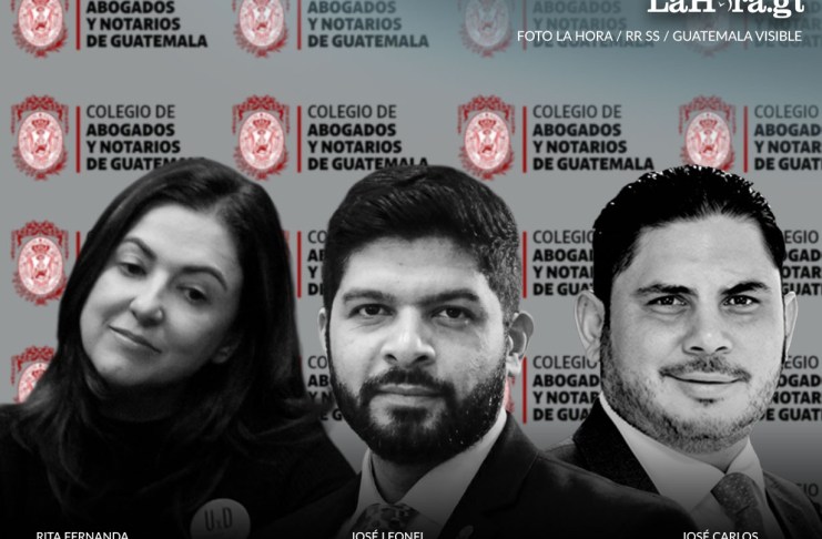 Abogados aspirantes a presidir el Tribunal Electoral del CANG. Foto La Hora: Daniel Ramírez / RRSS