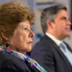 Astrid Lemus fue magistrada de la Corte Suprema de Justicia y cuenta con 44 años de experiencia en el sistema judicial. Foto La Hora: Víctor Cruz.