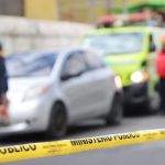 Ataque armado registrado en el bulevar Las Guacamayas, Mixco. Foto La Hora: CBM