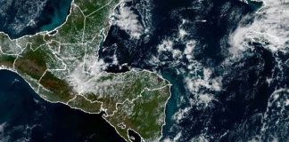 Mapa meteorológico que muestra las bajas temperaturas que se esperan para la primera semana de enero. Foto La Hora: Conred