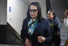 La ex vicepresidenta Roxana Baldetti fue sometida a una operación de la columna, la cual la mantiene en un estado de salud delicado. Foto La Hora: Daniel Ramírez