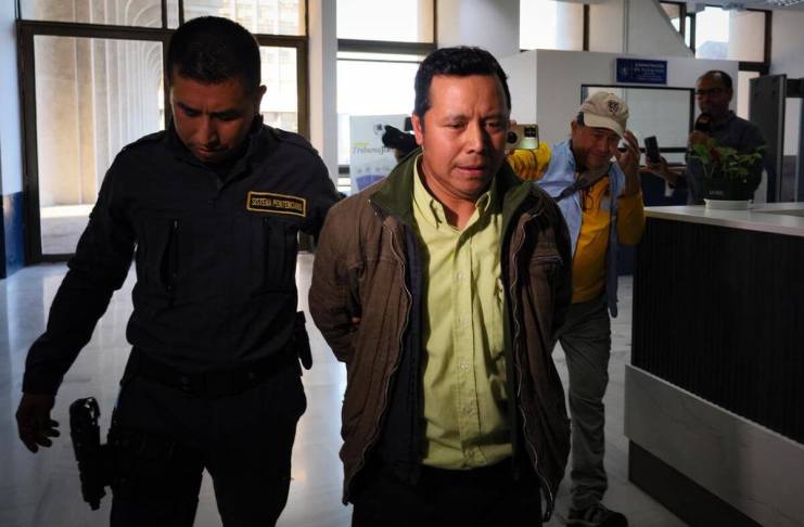 El Juzgado de Turno ligó a proceso penal al ex vicepresidente de los 48 Cantones de Totonicapán, Basilio Puac. Foto La Hora: Daniel Ramírez