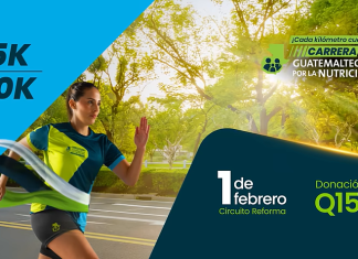 Carrera Guatemaltecos por la Nutrición "Cada Kilómetro Cuenta". Foto: Guatemaltecos por la Nutrición.