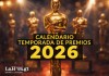 Este es el calendario de premios para este 2026 y las fechas de las ceremonias más importantes del entretenimiento Este es el calendario de premios para este 2026 y las fechas de las ceremonias más importantes del entretenimiento Foto: La Hora/ ENVATO
