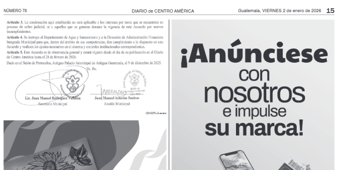 resoluciones municipalidad Antigua