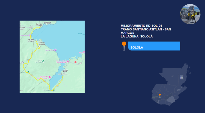 Ampliación de carretera a Atitlán.