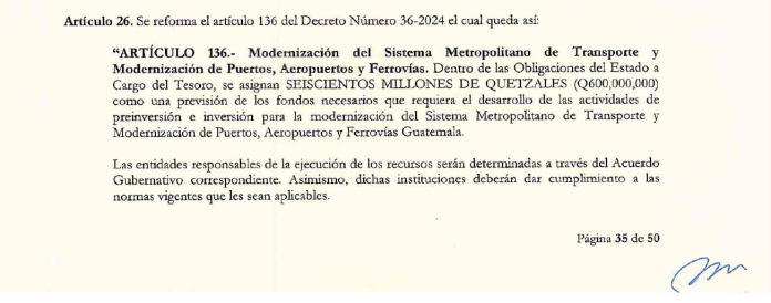 propuesta ampliación presupuestaria
