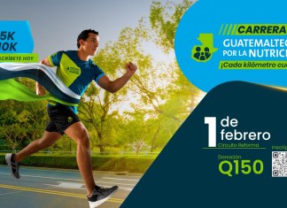 Carrera Guatemaltecos por la Nutrición "Cada Kilómetro Cuenta". Foto: La Hora/ Guatemaltecos por la Nutrición.