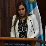 La magistrada Claudia Paredes propuso que se realice la elección de presidente del OJ sin presencia de todos los magistrados titulares. Foto La Hora: Daniel Ramírez