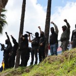 Colectivos armados en Venezuela. Foto La Hora: Archivo EFE / Miguel Martínez
