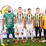 Presentación de equipaciones de Aurora F.C. par Torneo Clausura 2026. Foto: Cortesía Bantrab.