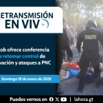Retransmisión de conferencia de prensa del Mingob tras retomar el control de Renovación I. Arte La Hora: Roberto Altán