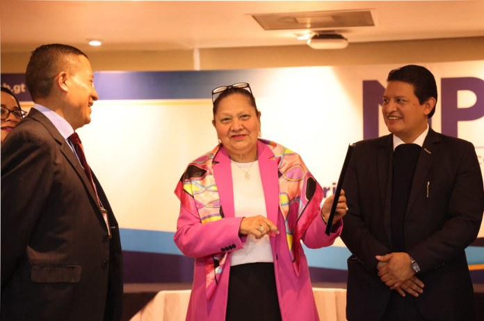 La fiscal general María Consuelo Porras. Foto La Hora: MP.