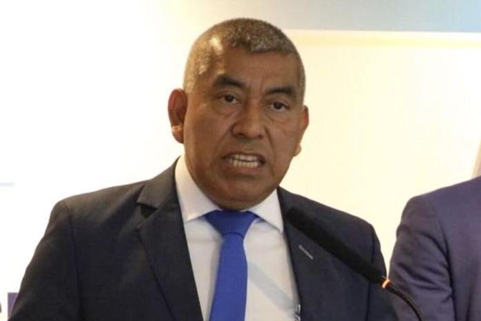 El Juzgado Séptimo Penal citó al jefe de la FECI, Rafael Curruchiche, para que comparezca a una audiencia tras una querella del presidente en su contra. Foto La Hora: Daniel Ramírez