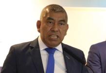 El Juzgado Séptimo Penal citó al jefe de la FECI, Rafael Curruchiche, para que comparezca a una audiencia tras una querella del presidente en su contra. Foto La Hora: Daniel Ramírez