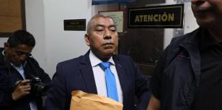 El jefe de la FECI, Rafael Curruchiche, no aclaró si investigó o no al presidente por el caso UNOPS, como señala la querella en su contra. Foto La Hora: Daniel Ramírez