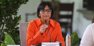 La presidenta de Venezuela, Delcy Rodríguez, propuso una ley de amnistía general para liberar a los presos políticos que han sido detenidos desde 1999 hasta la fecha. Foto La Hora: EFE