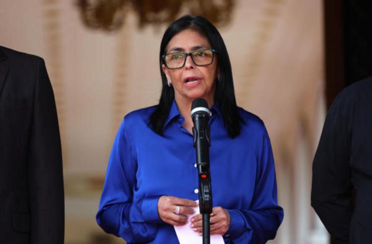 Foto de archivo de la presidenta encargada de Venezuela, Delcy Rodríguez. Foto: La Hora/ EFE/ Miguel Gutierrez