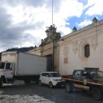 Traslado de obras del Museo de Arte Colonial por parte del MP. Foto La Hora: MCD