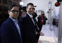 Abogados accionan ante la CC contra la Ley de Codedes por violar la Ley del Presupuesto Edgar Ortiz y Gregorio Saavedra ante la CC por Decreto 07-2025, Ley de Codedes. Foto La Hora: Daniel Ramírez