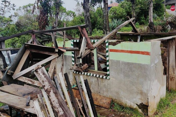 Archivo de emergencia registrada en la época fría. Foto La Hora: Conred