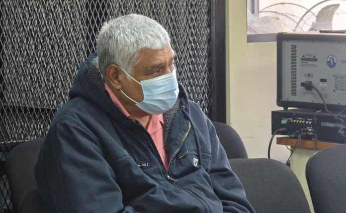 El Juzgado de Mayor Riesgo C rechazó la petición de medida sustitutiva realizada por el militar retirado Enrique Cifuentes. Foto La Hora: Sergio Osegueda