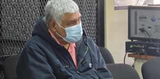 El Juzgado de Mayor Riesgo C rechazó la petición de medida sustitutiva realizada por el militar retirado Enrique Cifuentes. Foto La Hora: Sergio Osegueda