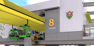 Este es el proceso de construcción del Aerómetro, primer transporte colectivo aéreo Guatemala-Mixco