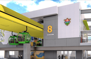 Este es el proceso de construcción del Aerometro, primer transporte colectivo aéreo Guatemala-Mixco