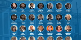 Expedientes presentados por aspirantes al Tribunal Supremo Electoral (TSE) el martes 27 de enero. Foto La Hora: Alejandro Ramírez