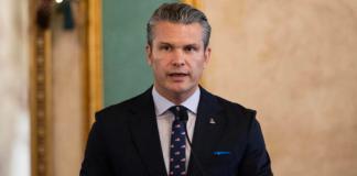 Imagen de archivo del secretario de Guerra de Estados Unidos, Pete Hegseth. Foto: La Hora/ EFE/ Orlando Barría