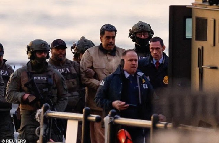 Maduro es trasladado a Tribunal de Manhattan para primera audiencia.