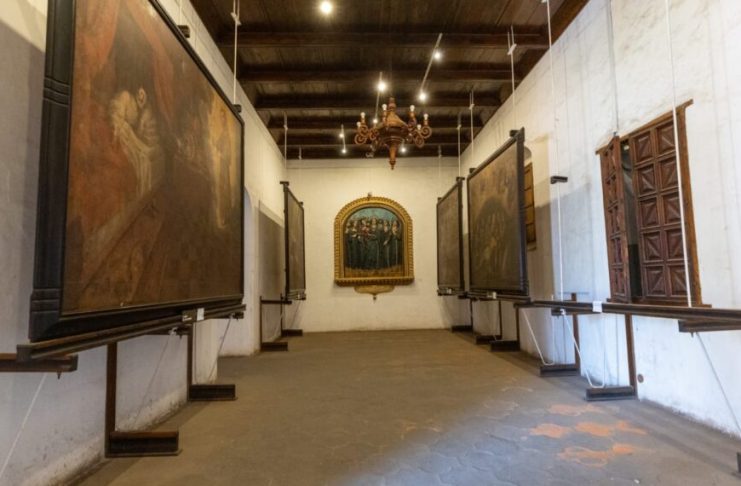 El Museo de Arte Colonial fue clausurado, tras operativos del Ministerio Público por denuncia de malas condiciones de las instalaciones. Foto La Hora: Gobierno de Guatemala