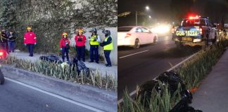 Cadáveres localizados esta semana en el puente El Naranjo. Foto La Hora: CBM