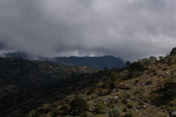 Imagen de ingreso de frente frío en el territorio nacional. Foto La Hora: MAGA