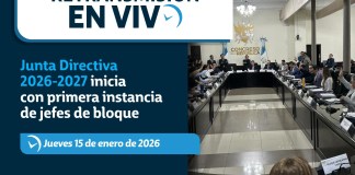 Instancia de Jefes de Bloque del Congreso, primera sesión del 2026. Foto La Hora