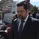 El exministro de comunicaciones, Javier Maldonado, se presentó a una audiencia de primera declaración donde se le señala de dos delitos. Foto La Hora: Daniel Ramírez