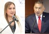 La magistrada Claudia Paredes y el magistrado Luis Mauricio Corado Campos. Foto La Hora: Organismo Judicial