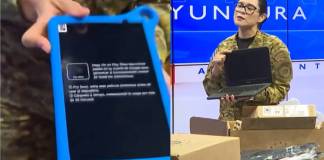 Las laptops y tablets que el gobierno de Bukele entrega gratis a los estudiantes