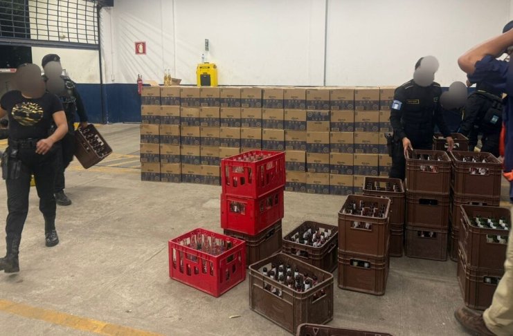 Las más de 800 mil cervezas decomisadas por la SAT por no contar con documentos tributarios