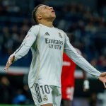 Kylian Mbappé sufrió un esguince en su rodilla izquierda y será baja para los próximos partidos del Real Madrid.