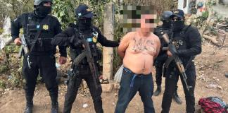 Miguel Ángel Ruiz, de 33 años, alias “Coche” o “Chino”, señalado como miembro activo de la clica Bandidos Locos Salvatruchas. Foto La Hora: PNC.