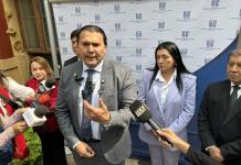 Magistrado Gabriel Aguilar, presidente saliente del Tribunal Supremo Electoral (TSE). Foto La Hora: José Orozco