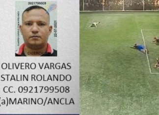 "Marino", líder de la organización criminal Los Lagartos, fue asesinado en Ecuador mientras disputaba un partido de fútbol con amigos.