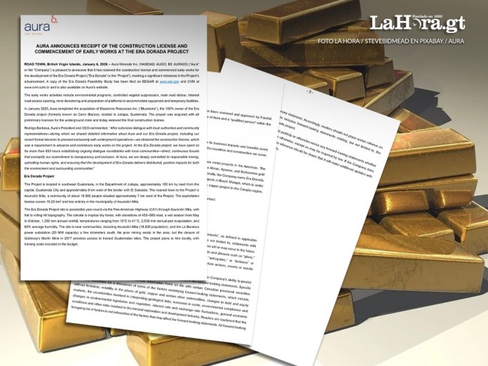 La multinacional que logra licencia de construcción para operar en Guatemala en la Era Dorada del oro. Foto La Hora: Stevebidmead en Pixabay