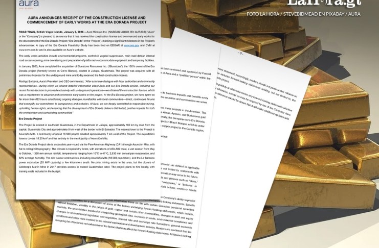 La multinacional que logra licencia de construcción para operar en Guatemala en la Era Dorada del oro. Foto La Hora: Stevebidmead en Pixabay