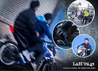 Motorista sancionado con 25 mil quetzales por realizar carreras clandestinas en la calle principal de Cuchilla del Carmen. Foto: La Hora/ FB: Sebastian Siero